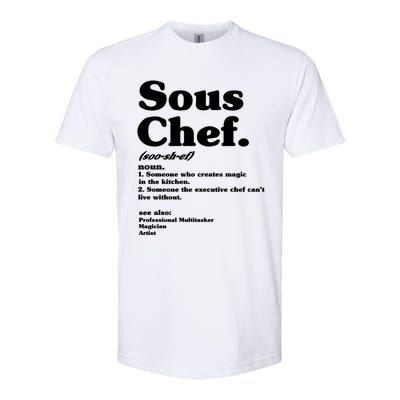 Funny Sous Chef Definition Gift Softstyle CVC T-Shirt