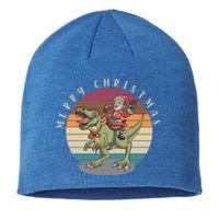 Funny Santa Claus Merry Xmas Dinosaur Pajamas Gift T Rex Cool Gift Sustainable Beanie