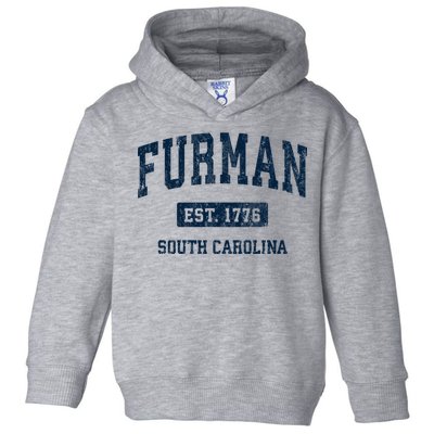 Furman South Carolina Sc Vintage Athletic Sports Design Toddler Hoodie