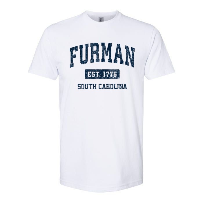 Furman South Carolina Sc Vintage Athletic Sports Design Softstyle CVC T-Shirt