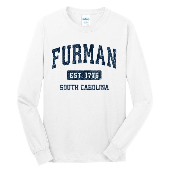 Furman South Carolina Sc Vintage Athletic Sports Design Tall Long Sleeve T-Shirt