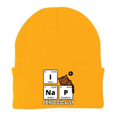 Funny Science Cat I Nap Periodically Cats Lovers Chemistry Knit Cap Winter Beanie