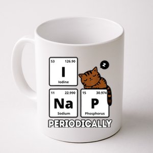 Funny Science Cat I Nap Periodically Cats Lovers Chemistry Coffee Mug