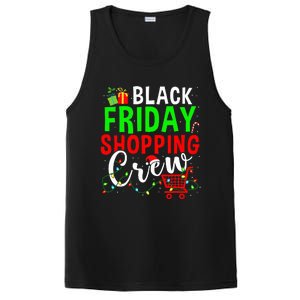 Friday Shopping Crew Christmas Lights Black Shopping Family  PosiCharge Competitor Tank