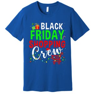 Friday Shopping Crew Christmas Lights Black Shopping Family  Premium T-Shirt