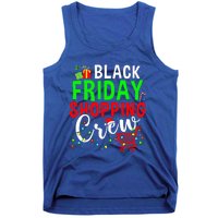 Friday Shopping Crew Christmas Lights Black Shopping Family  Tank Top