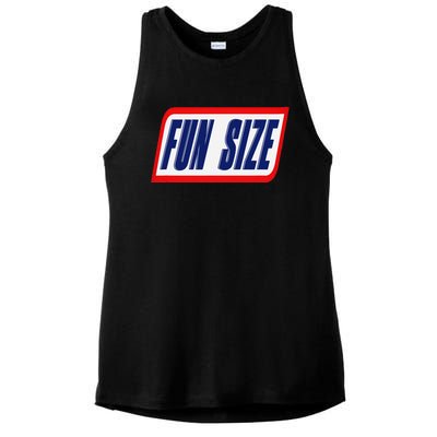 Fun Size Candy Bar Style Label Ladies PosiCharge Tri-Blend Wicking Tank