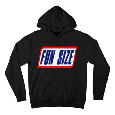 Fun Size Candy Bar Style Label Hoodie