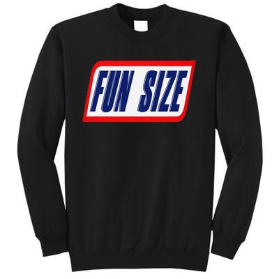 Fun Size Candy Bar Style Label Sweatshirt