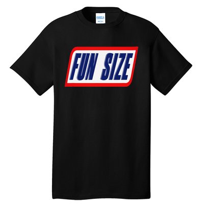 Fun Size Candy Bar Style Label Tall T-Shirt