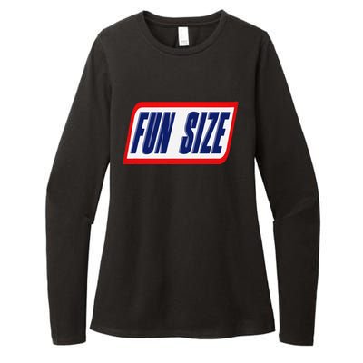 Fun Size Candy Bar Style Label Womens CVC Long Sleeve Shirt