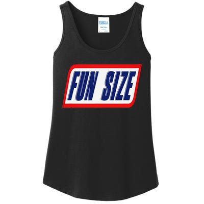 Fun Size Candy Bar Style Label Ladies Essential Tank