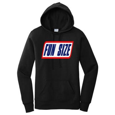 Fun Size Candy Bar Style Label Women's Pullover Hoodie