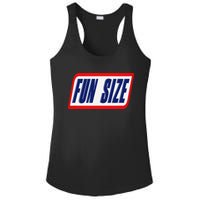 Fun Size Candy Bar Style Label Ladies PosiCharge Competitor Racerback Tank