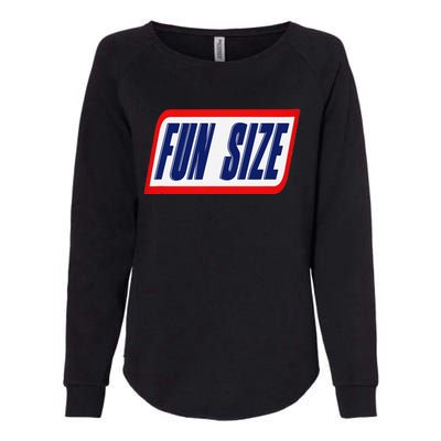 Fun Size Candy Bar Style Label Womens California Wash Sweatshirt