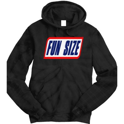 Fun Size Candy Bar Style Label Tie Dye Hoodie