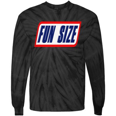 Fun Size Candy Bar Style Label Tie-Dye Long Sleeve Shirt