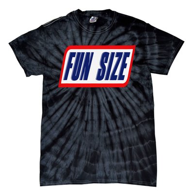 Fun Size Candy Bar Style Label Tie-Dye T-Shirt