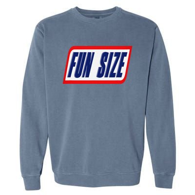 Fun Size Candy Bar Style Label Garment-Dyed Sweatshirt