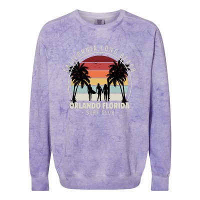 Florida Surf Club Colorblast Crewneck Sweatshirt