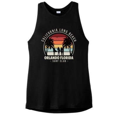 Florida Surf Club Ladies PosiCharge Tri-Blend Wicking Tank