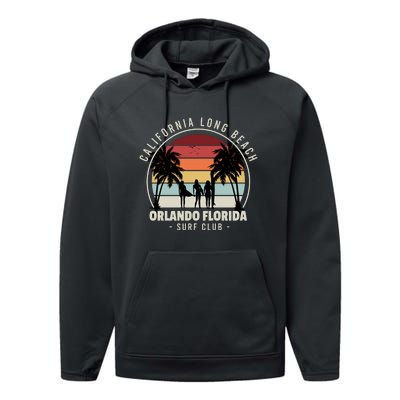 Florida Surf Club Performance Fleece Hoodie