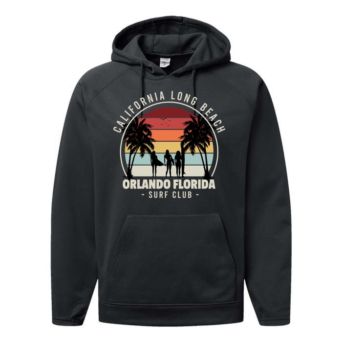 Florida Surf Club Performance Fleece Hoodie