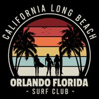 Florida Surf Club Button