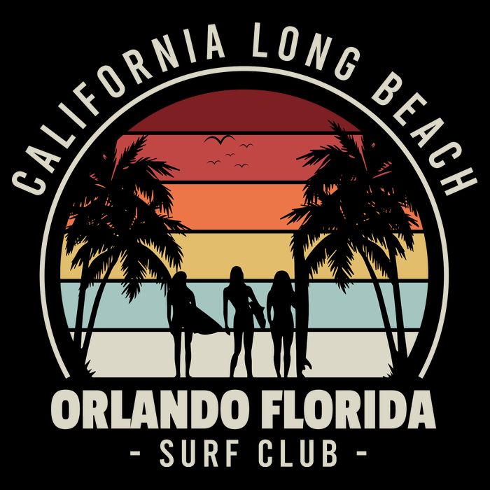Florida Surf Club Button