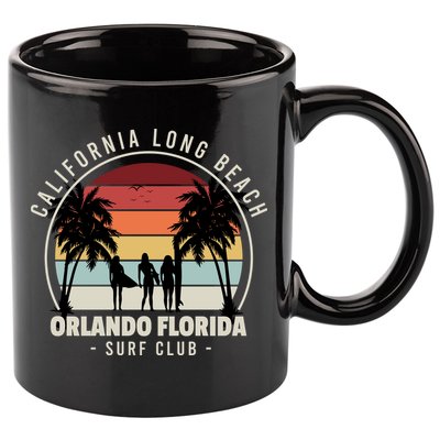 Florida Surf Club 11oz C Handle Ceramic Mug