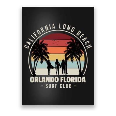 Florida Surf Club Poster