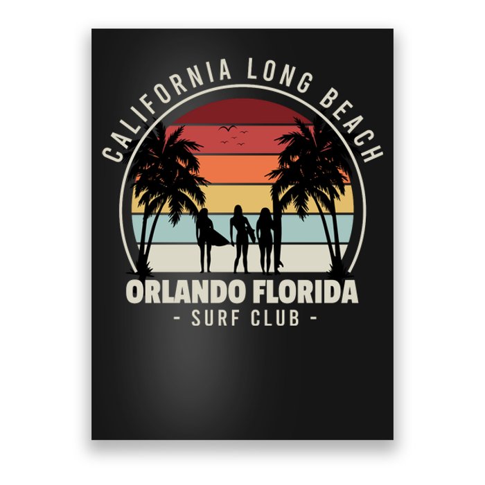 Florida Surf Club Poster