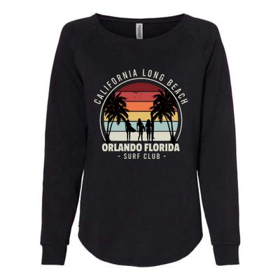 Florida Surf Club Womens California Wash Sweatshirt