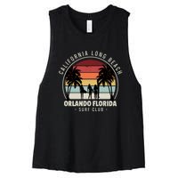 Florida Surf Club Women's Racerback Cropped Tank