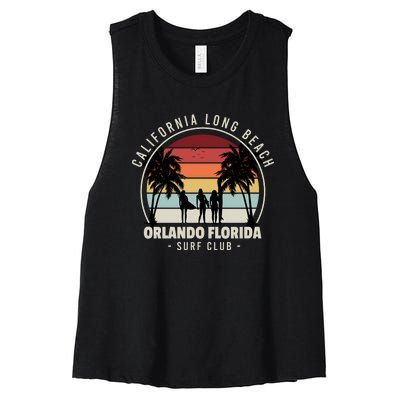 Florida Surf Club Women's Racerback Cropped Tank