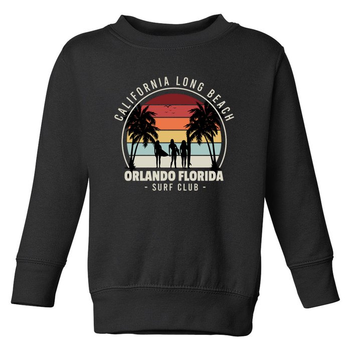 Florida Surf Club Toddler Sweatshirt