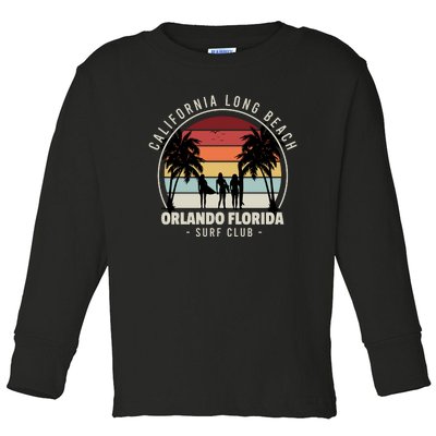 Florida Surf Club Toddler Long Sleeve Shirt