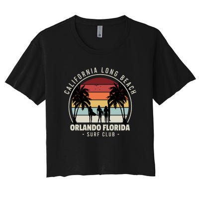 Florida Surf Club Women's Crop Top Tee