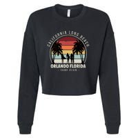 Florida Surf Club Cropped Pullover Crew