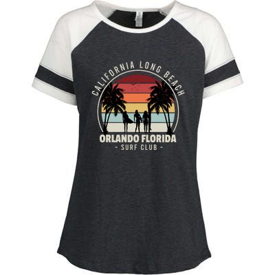 Florida Surf Club Enza Ladies Jersey Colorblock Tee