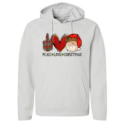 Festive Santa Claus Joyful Holiday Season Performance Fleece Hoodie