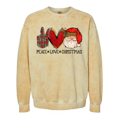 Festive Santa Claus Joyful Holiday Season Colorblast Crewneck Sweatshirt