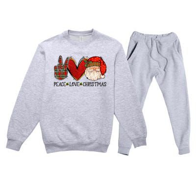 Festive Santa Claus Joyful Holiday Season Premium Crewneck Sweatsuit Set