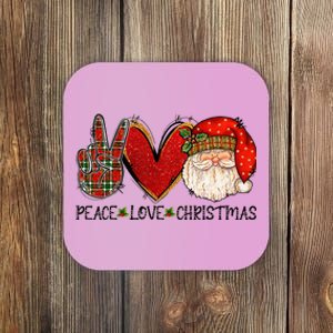 Festive Santa Claus Joyful Holiday Season Coaster