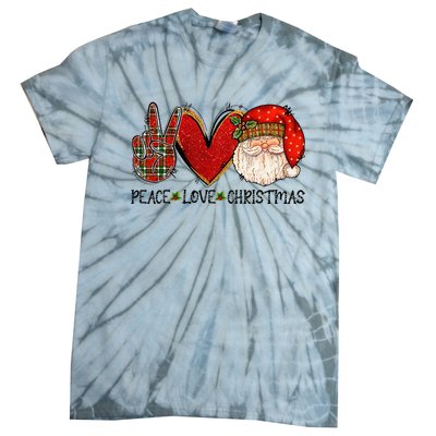 Festive Santa Claus Joyful Holiday Season Tie-Dye T-Shirt