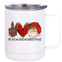 Festive Santa Claus Joyful Holiday Season 12 oz Stainless Steel Tumbler Cup