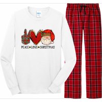 Festive Santa Claus Joyful Holiday Season Long Sleeve Pajama Set