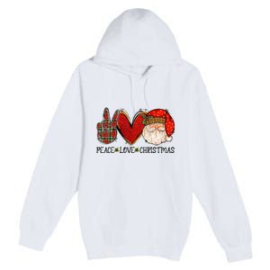 Festive Santa Claus Joyful Holiday Season Premium Pullover Hoodie