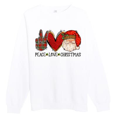 Festive Santa Claus Joyful Holiday Season Premium Crewneck Sweatshirt