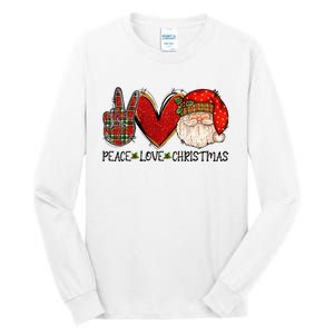 Festive Santa Claus Joyful Holiday Season Tall Long Sleeve T-Shirt